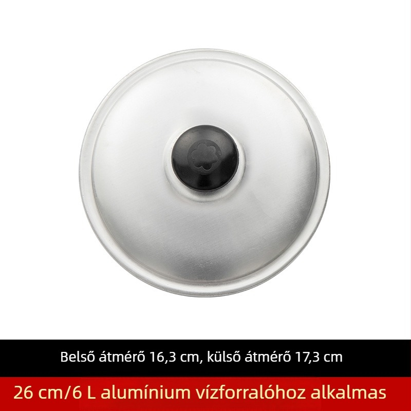 Univerzális alumínium fedél teáskannához, régi stílusú teáskanna számára
