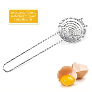 Rozsdamentes acél tojásfehérje szeparáló, kézi felverő és tojásmixer háztartási használatra