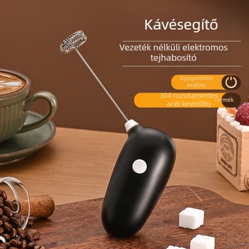 Vezeték nélküli elektromos tojásfelverő és mixer, összecsukható kézi habverő sütéshez