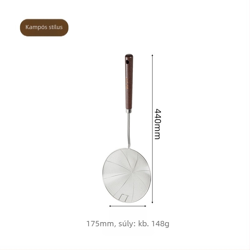 316 rozsdamentes acélból készült nagy konyhai szűrőedény, élelmiszer-minőségű, dumplings, tészta, hot pot és sütés