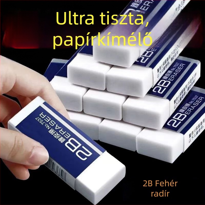 2B radír diákoknak – nyommentes, morzsát nem hagyó, rajzhoz