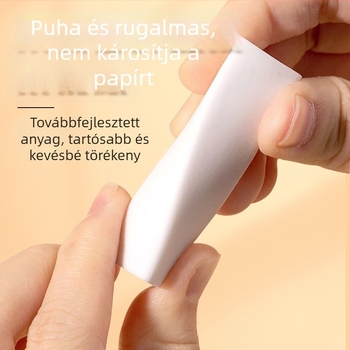 Színes háromszög alakú radír általános iskolai használatra, 2B, nagy méretű gyerekeknek