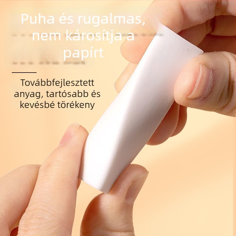 Színes háromszög alakú radír általános iskolai használatra, 2B, nagy méretű gyerekeknek