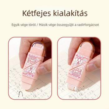 Kedves Mochi radír diákoknak – szív alakú iskolai írószer