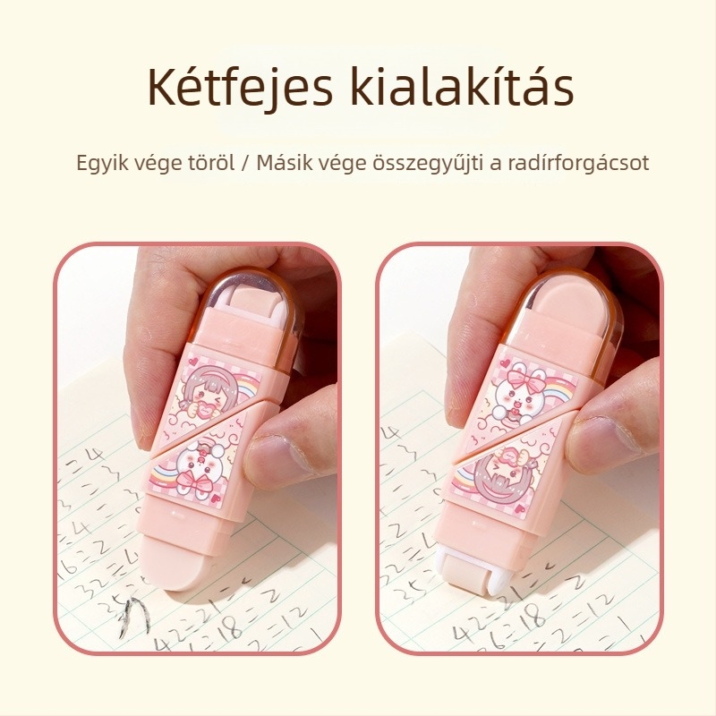 Kedves Mochi radír diákoknak – szív alakú iskolai írószer