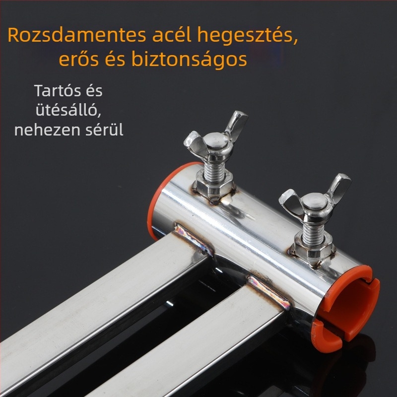 Rozsdamentes acélból készült horgászplatform árnyéktartó állvány – szélálló, univerzális, vastag és nagy méretű esernyőállvány, horgászati kiegészítők