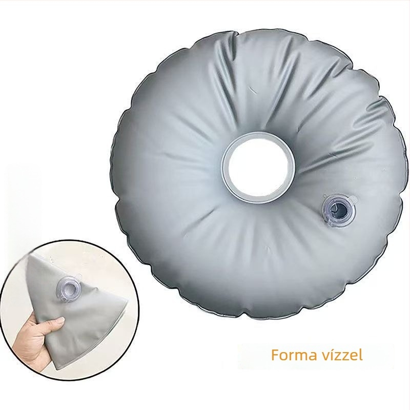 50 cm-es vízzel töltött ballaszt táska kültéri használatra – alap napernyőhöz és kempingezéshez