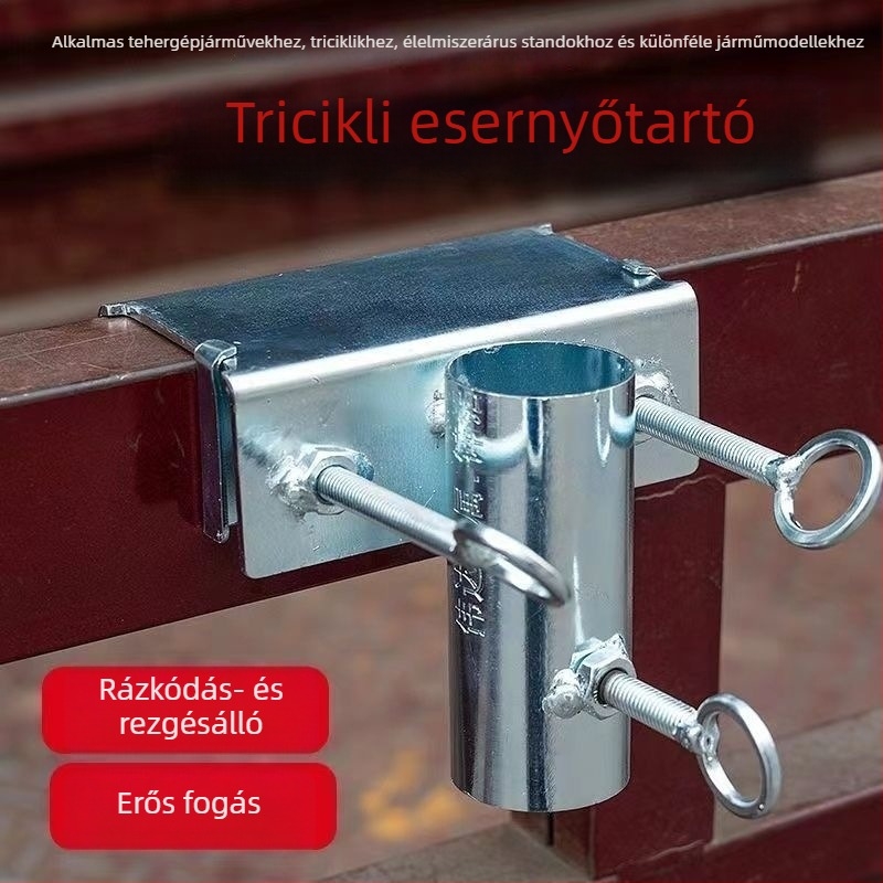 Tricikli ernyő tartó, nagy kültéri ernyőalap és kreatív ernyőváz kiskocsikhoz
