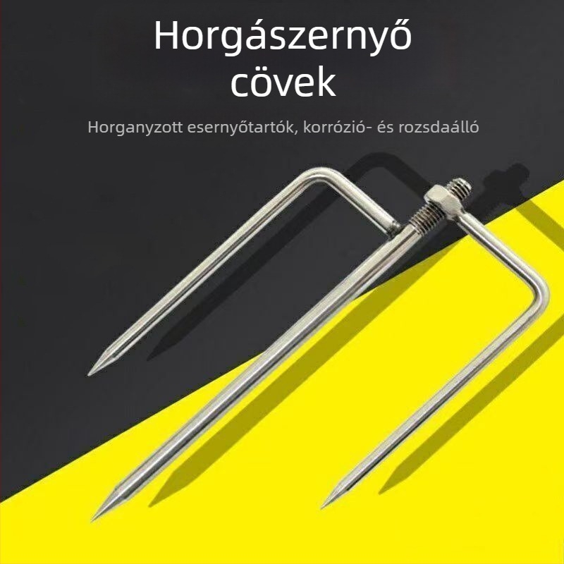 Galvanizált hatszögletű talajtartó horgász esernyőhöz