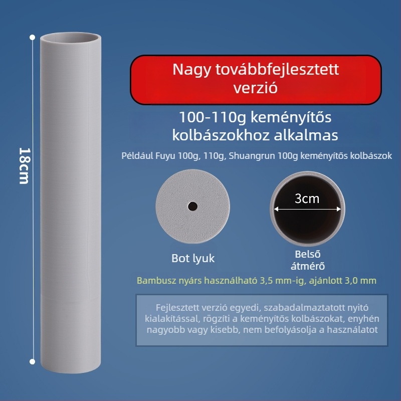 Keményítővel bevont sült kolbász nyársak, ropogós kolbász grillhez — gyors nyárs eszköz