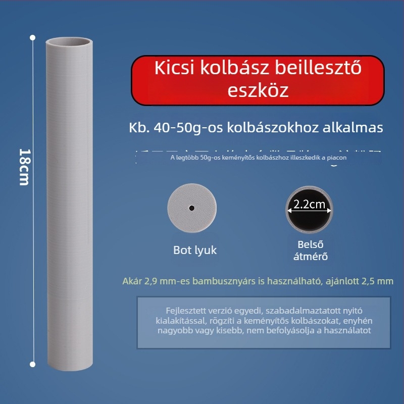 Keményítővel bevont sült kolbász nyársak, ropogós kolbász grillhez — gyors nyárs eszköz
