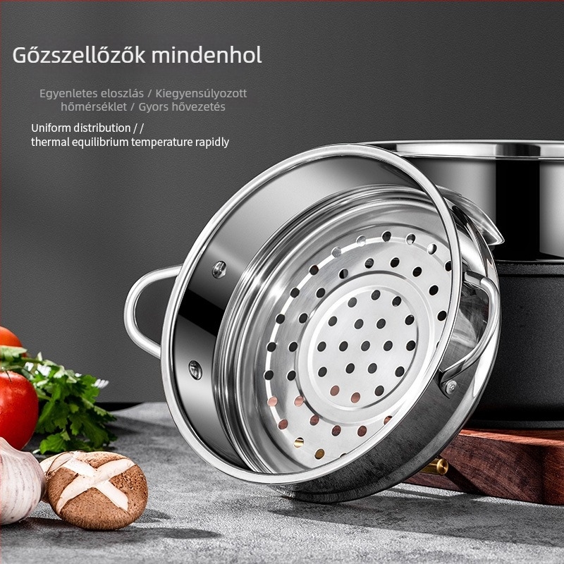 304 rozsdamentes acél gőzítő rács háztartási használatra – gőzölő háló, kiegészítő a pároláshoz
