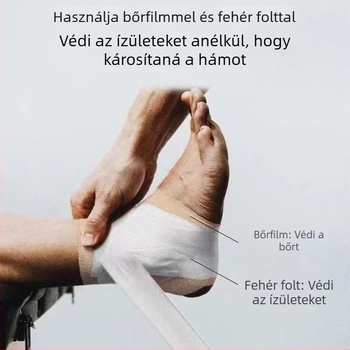 Csukló- és bokavédő fólia habos párnázással, kosárlabda és futballhoz – sportos kötés és szalag