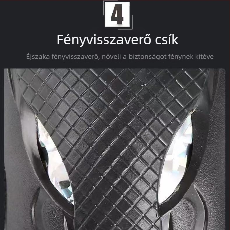 Hat darabos védőfelszerelés-készlet görkorcsolyázáshoz Bull's-eye és Bull-head dizájnnal; alkalmas görkorcsolyázásra, egyensúlyi kerékpárokhoz, kerékpárokhoz és síeléshez; felnőttek, uniszex.