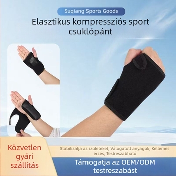 Alumínium lemez csuklóvédő – légáteresztő, leválasztható kéz immobilizáló és sportvédő