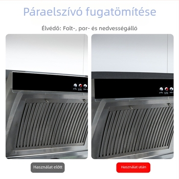 Mileqi Megvastagolt tűzálló EVA hab tömítő- és hézagkitöltő szalag, egyoldalú ragasztócsík a páraelszívó és a tűzhely vízállóságához