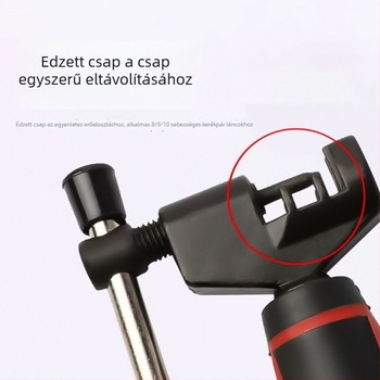 Út- és hegyi kerékpár láncvágó és láncszakító eszköz – telepítés, szétszerelés és egysebességes lánc javítása
