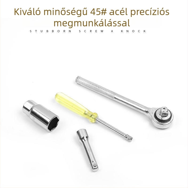 40 részes szerszámkészlet szénacélból készült háztartási javításokra