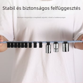 Rozsdamentes acél szerszámtartó állvány, 3-darabos készlet, többfunkciós tároló otthoni és autójavítási feladatokra