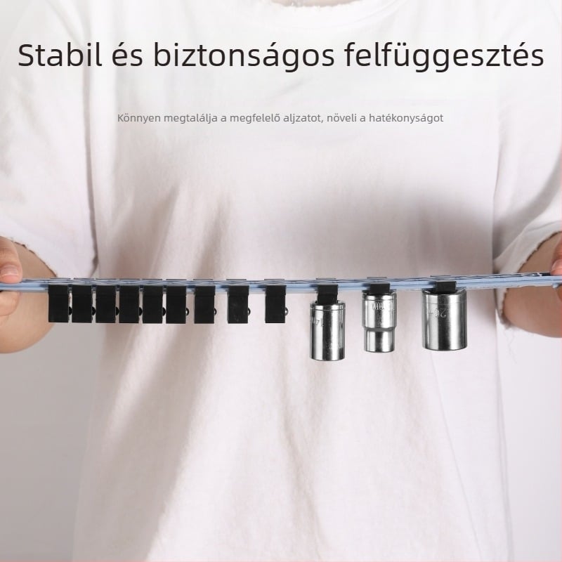 Rozsdamentes acél szerszámtartó állvány, 3-darabos készlet, többfunkciós tároló otthoni és autójavítási feladatokra
