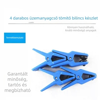 4 részes csőbilincs készlet üzemanyag- és fékcsőkhöz, tömítéshez csőszorító fogó, autójavító eszközök