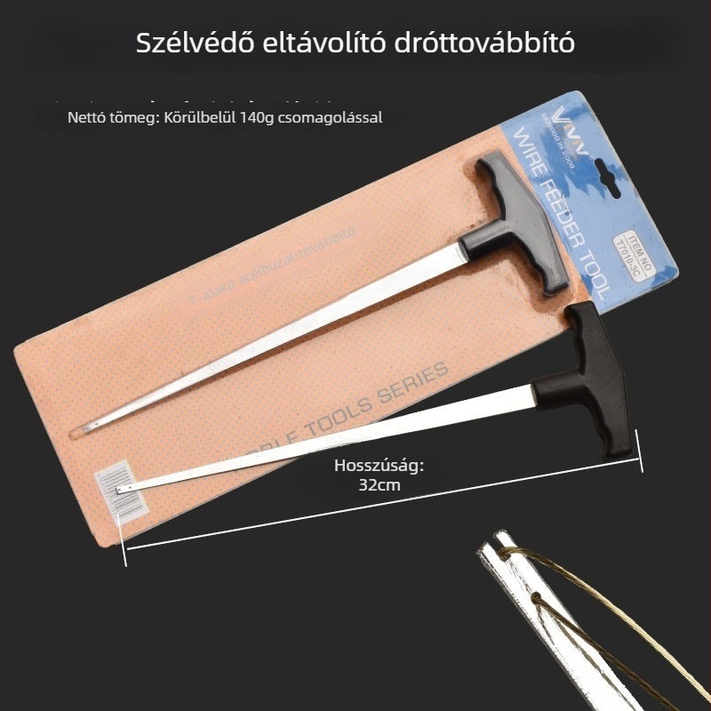 T-típusú acél huzalvezető autóüveghez