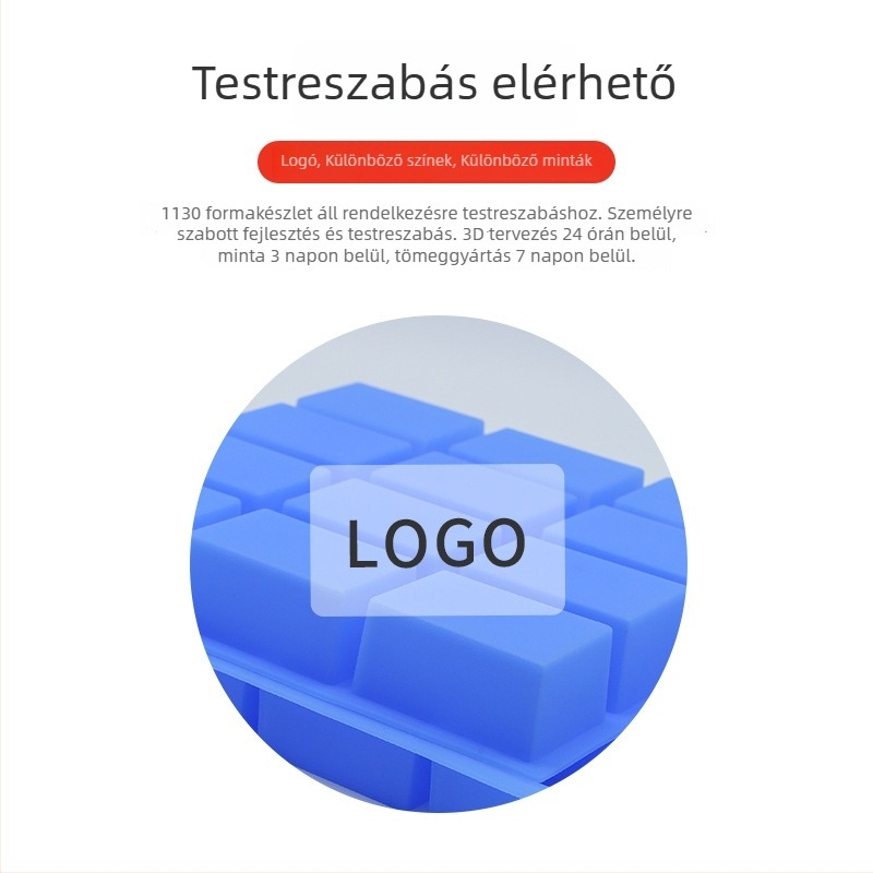 DIY kézműves szappan forma — négyzet alakú, 12 rekesz, könnyen kiemelhető szilikon forma, élelmiszer-minőségű, hideg eljáráshoz