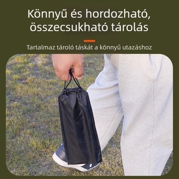 Összecsukható szélvédő palackos gázfőzőhöz – alumíniumötvözetből