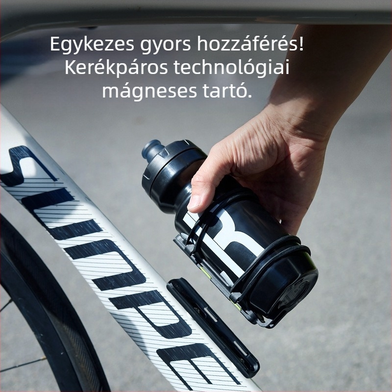 Mágneses kerékpáros víztartó, ultra könnyű, gyorskioldó pánttal és univerzális illeszkedéssel