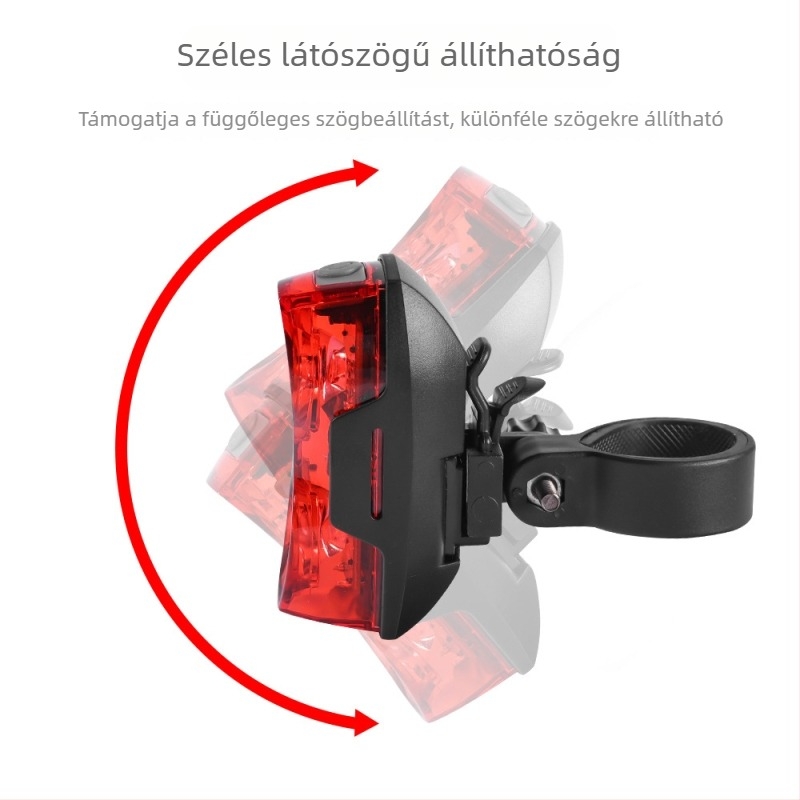 Raypal 2230 Hátsó kerékpárfény kettős LED modulokkal, figyelmeztető fény, kerékpáros felszerelés