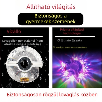 LED kerékvilágítás gyerekeknek egyensúlyi bringához – éjszakai vezetési dekoráció