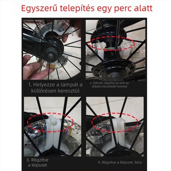 LED kerékvilágítás gyerekeknek egyensúlyi bringához – éjszakai vezetési dekoráció
