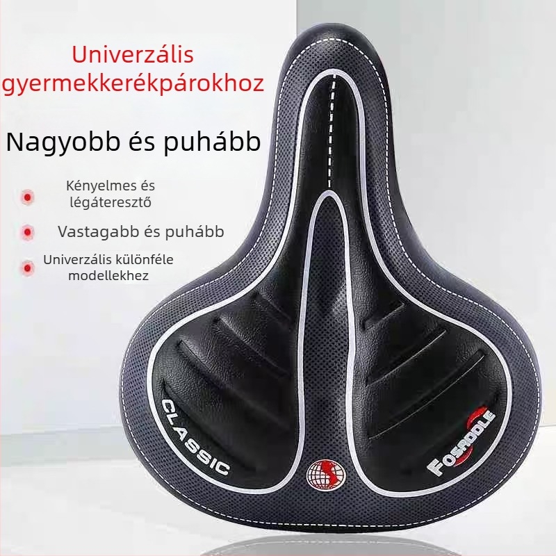 Hegyikerékpár-nyereg, lyukak nélküli, univerzális, kényelmes és lélegző