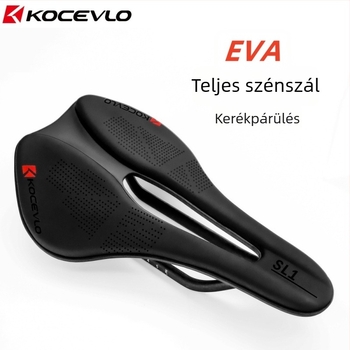 Ultra-könnyű EVA habos kerékpárnyereg teljes szénszálas konstrukcióval országúti és MTB kerékpárokhoz, kényelmes ülés