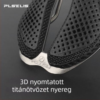 Plselis 3D-nyomtatott kerékpáros nyereg titánium-ötvözetből – magas szilárdságú, ultra könnyű, lélegző, ütéscsillapító üreges maggal