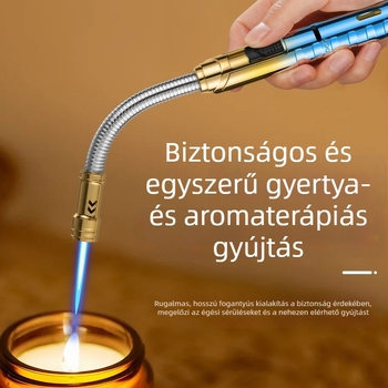 Háztartási hosszabbított gyújtó készülék gáztűzhelyhez és grillhez, szélálló, magas hőmérsékletű, tartós és prémium minőségű