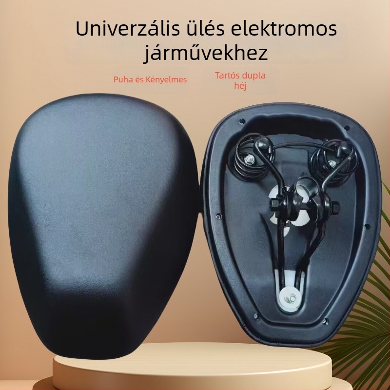 Egyéni elektromos jármű ülés alma alakú kialakítással és ülő párnával