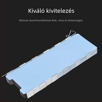 Kemping gázfőző szélvédő panel