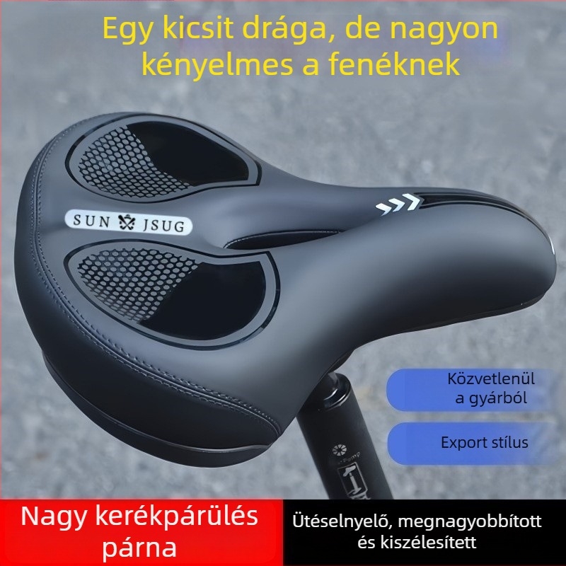FT 608 kerékpárnyereg, vastagított ülőfelülettel, országúti és MTB kerékpárokhoz