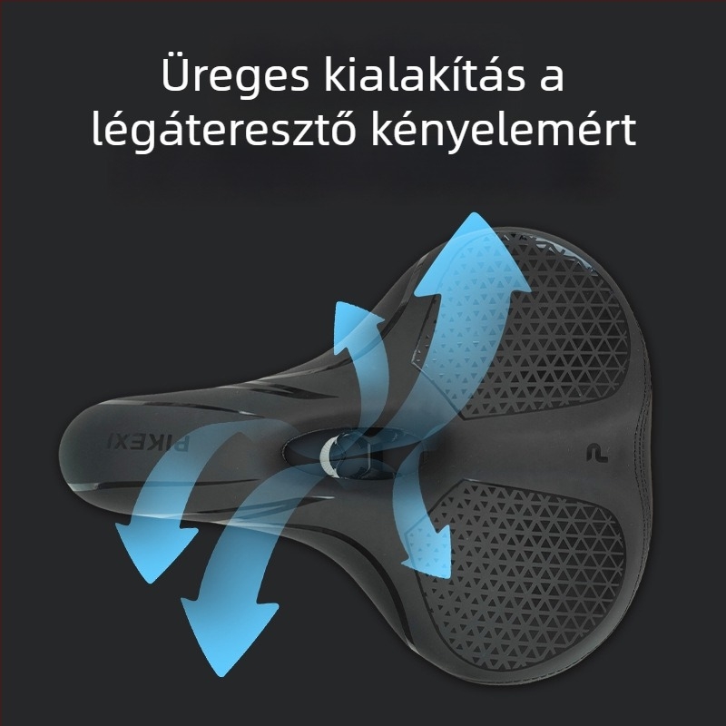 Cross-Speed Sports MTB kerékpárnyereg széles, vastag szilikon párnázással és ütéscsillapítással