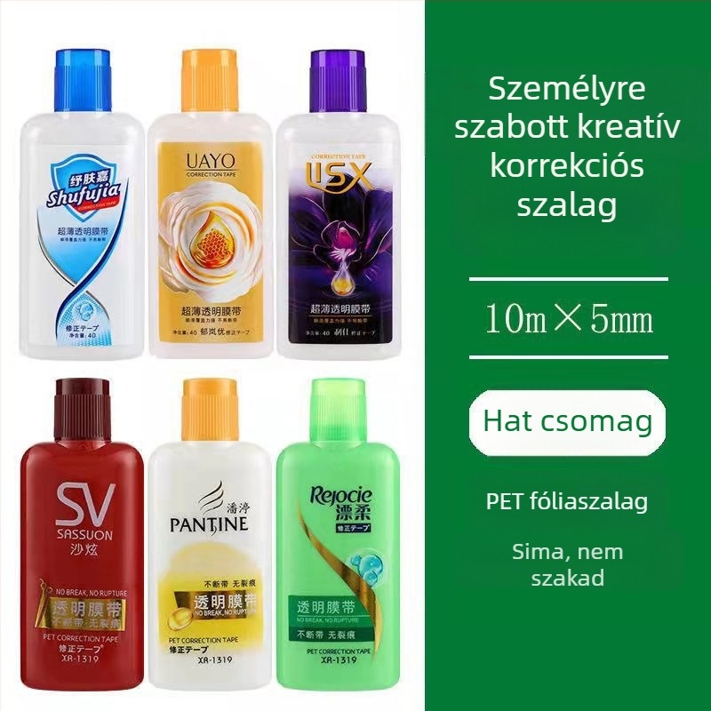 Leqi Shi sampon és tusfürdő, javító szalag készlet diákoknak – megfizethető ajándék, tartós