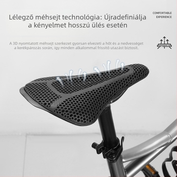Yafeng 3D-nyomtatott karbon kerékpárnyereg út- és terepkerékpárokhoz, üreges dizájnnal, kényelmes és lélegző