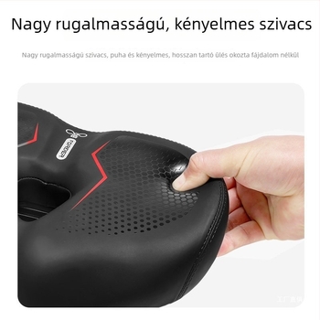 Hegymászó kerékpárnyereg párna, ultra-soft üléspárna, szélesebb kialakítás a kényelmes vezetésért