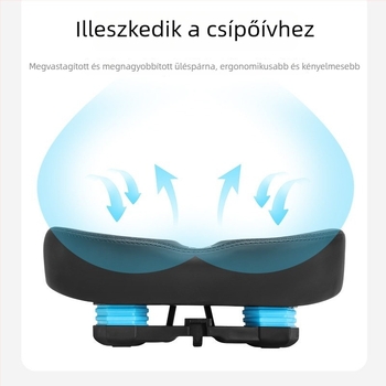 Hegymászó kerékpárnyereg párna, ultra-soft üléspárna, szélesebb kialakítás a kényelmes vezetésért
