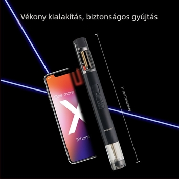 Baicheng Kék Lángú Szélvédett Öngyújtó — cigarettához, grillhez, sütéshez, moxibisztióhoz és toll-stílusú hegesztőfáklyához