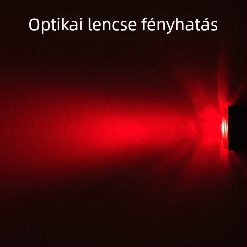 TWOOC USB-s újratölthető kerékpár hátsó lámpa, nagy fényerővel és lencsével, országúti és MTB kerékpárokhoz
