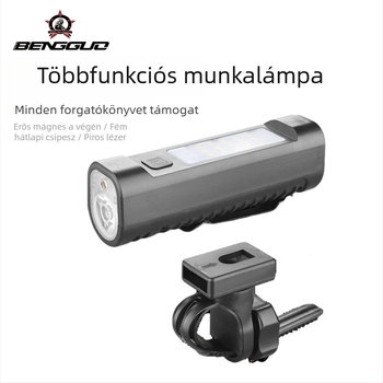 Bunguo kerékpár első lámpa - multifunkcionális mágneses, vízálló, hegyi és országúti kerékpárokhoz, világítás és munkalámpa, kerékpáros felszerelés