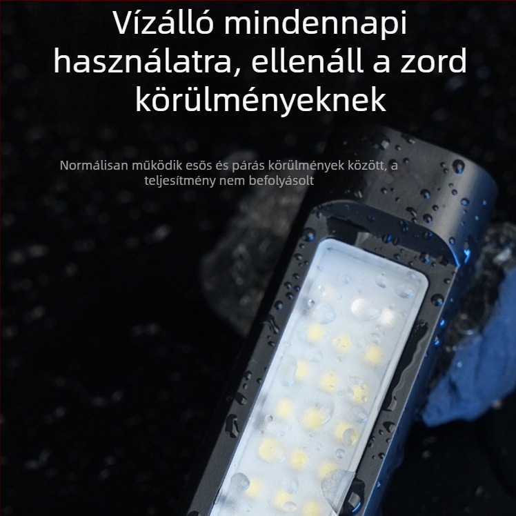 Bunguo kerékpár első lámpa - multifunkcionális mágneses, vízálló, hegyi és országúti kerékpárokhoz, világítás és munkalámpa, kerékpáros felszerelés