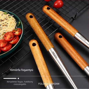 Kinyújtott 304-es rozsdamentes acél spatula készlet – nagy méretű, magas hőállóságú konyhai spatula