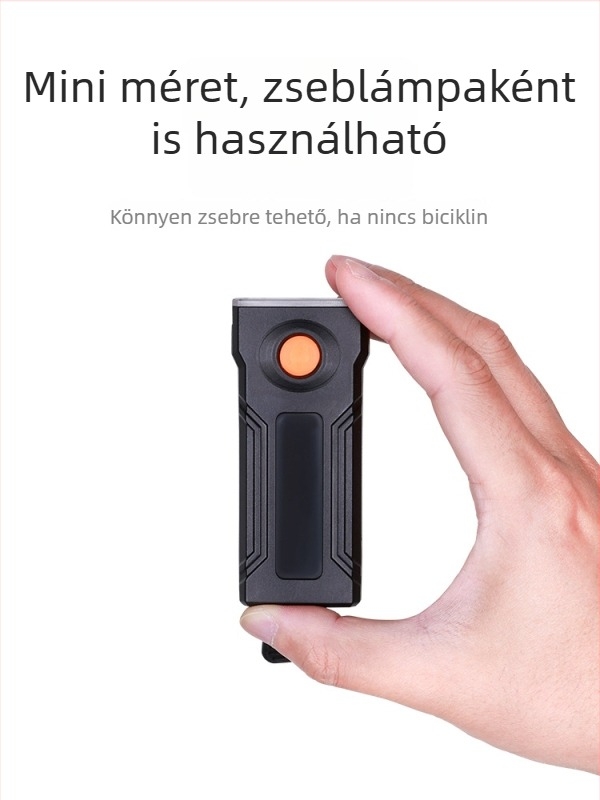 Első kerékpárlámpa éjszakai tekeréshez, nagy fényerő MTB- és országúti kerékpárokhoz, mini USB-C újratölthető lámpa